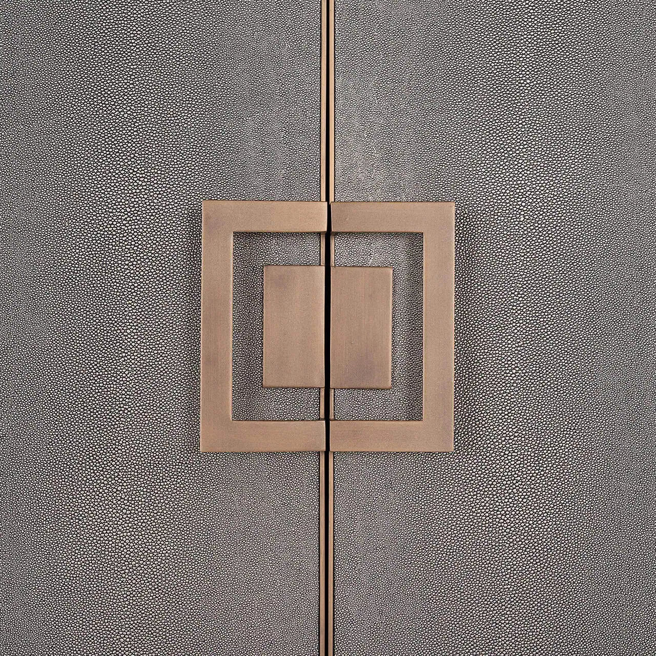 Bāra skapis Bloomville Richmond Interiors 2 durvis 185/97/45 cm zelta krāsā - N1 Home
