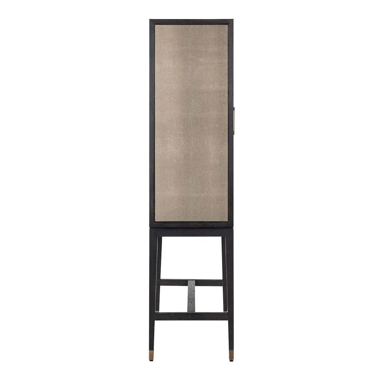 Bāra skapis Bloomville Richmond Interiors 2 durvis 185/97/45 cm zelta krāsā - N1 Home
