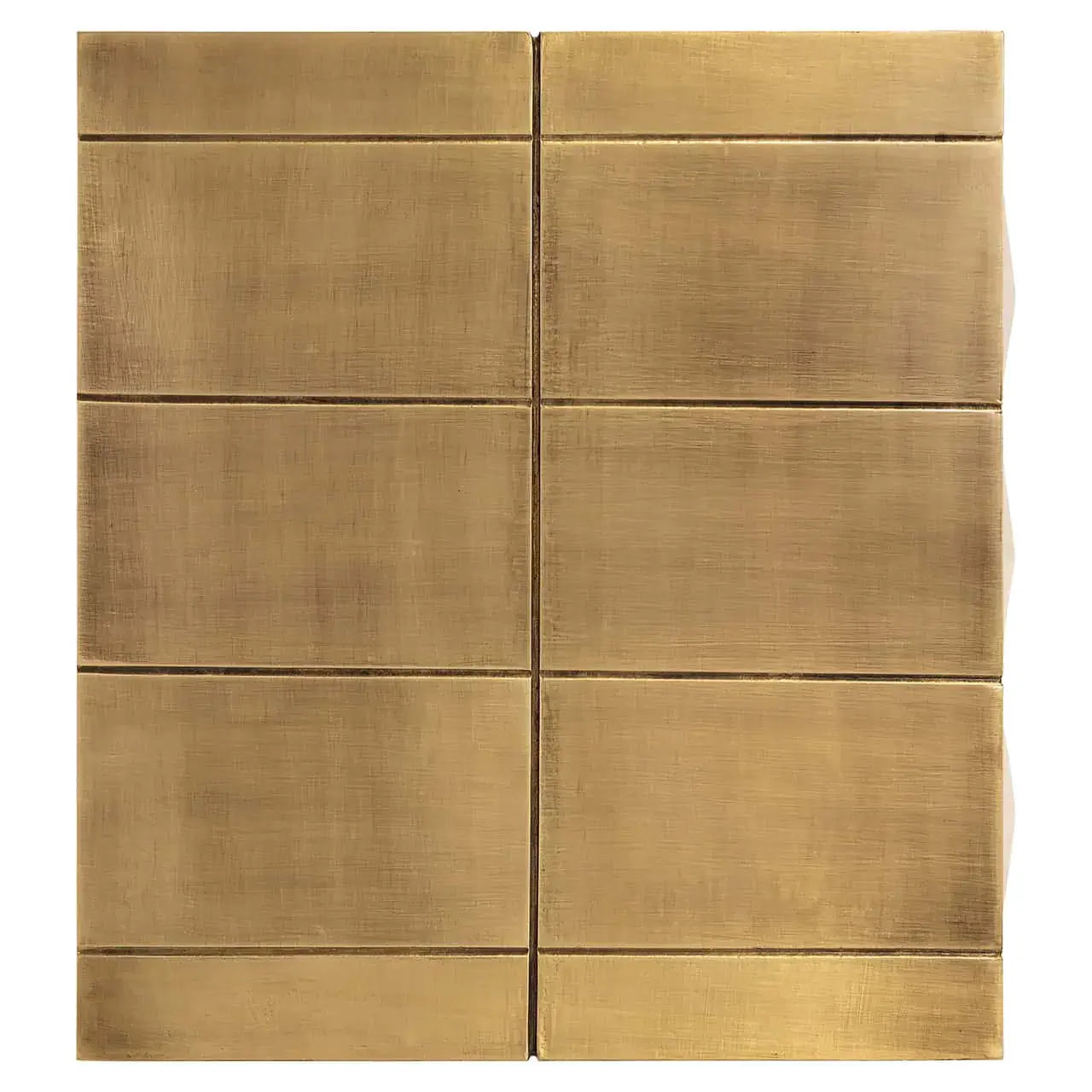 Naktsskapītis Collada ar 3 atvilktnēm Richmond Interiors 59/50/45 cm birstēts zelts - N1 Home