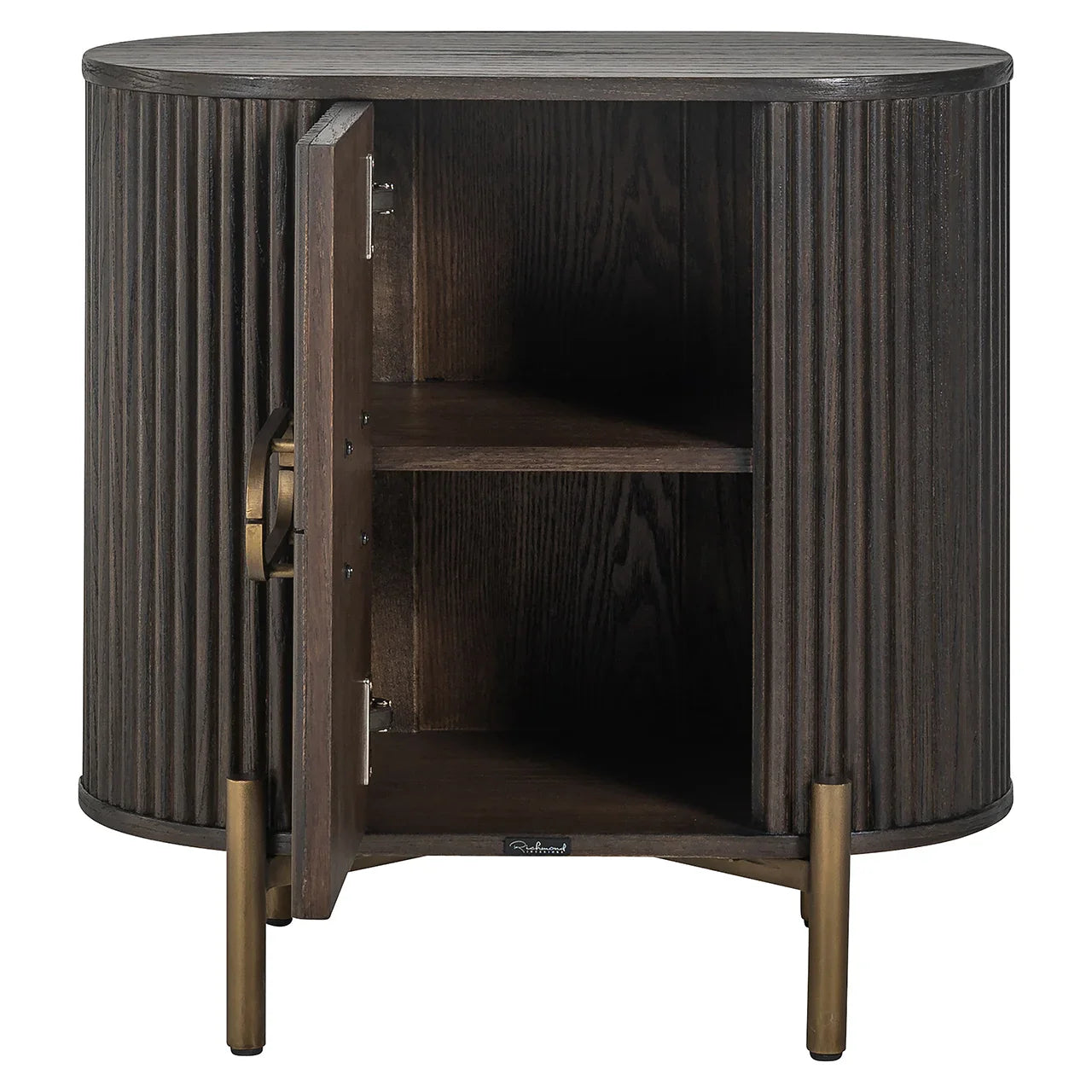 Naktsskapītis Luxor ar 1 durvīm Richmond Interiors 60/60/39 cm brūns - N1 Home