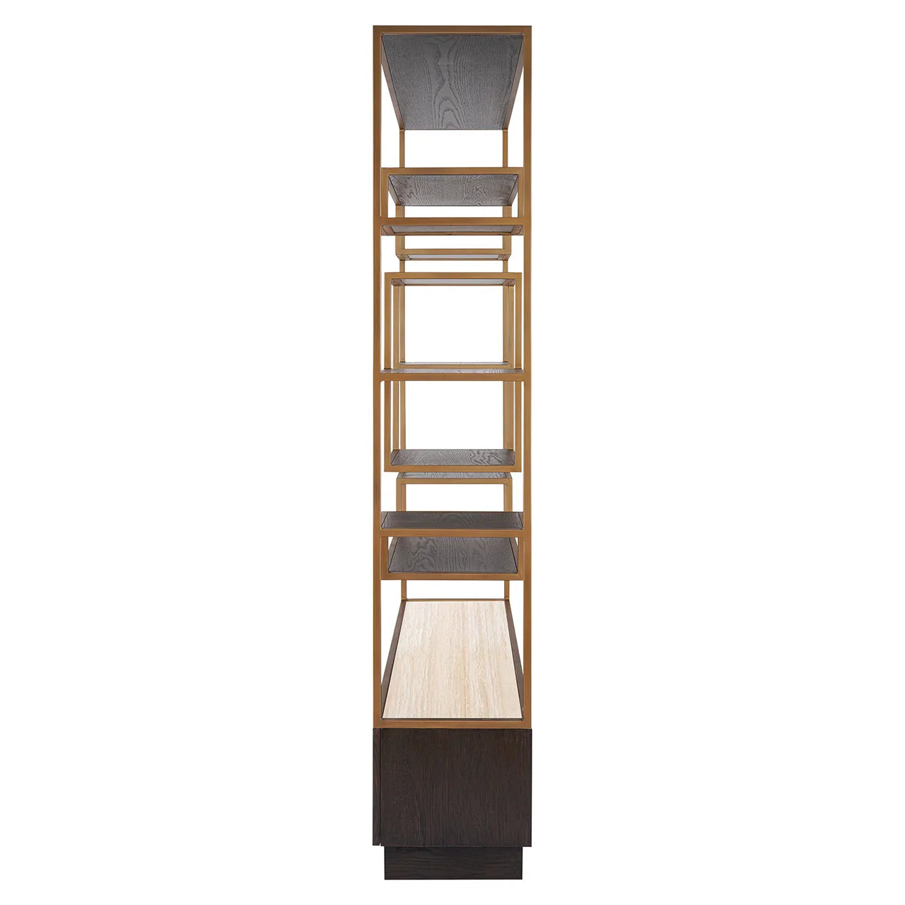 Vitrīnas skapis Claremont Richmond Interiors 220/120/40 cm brūns - N1 Home