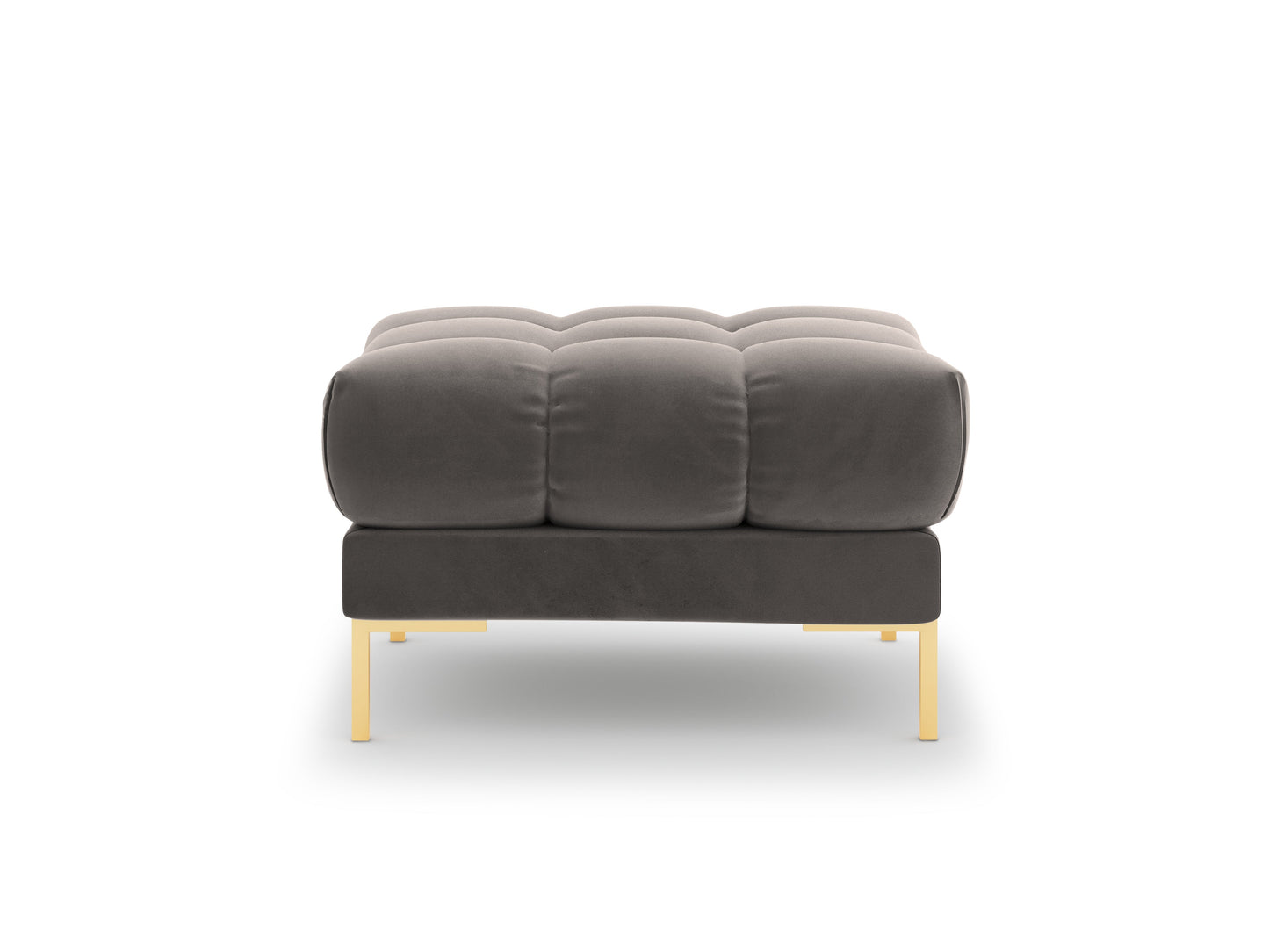 Pufs Cosmopolitan Design Bali 60x60x41 cm zelts/pelēks - N1 Home