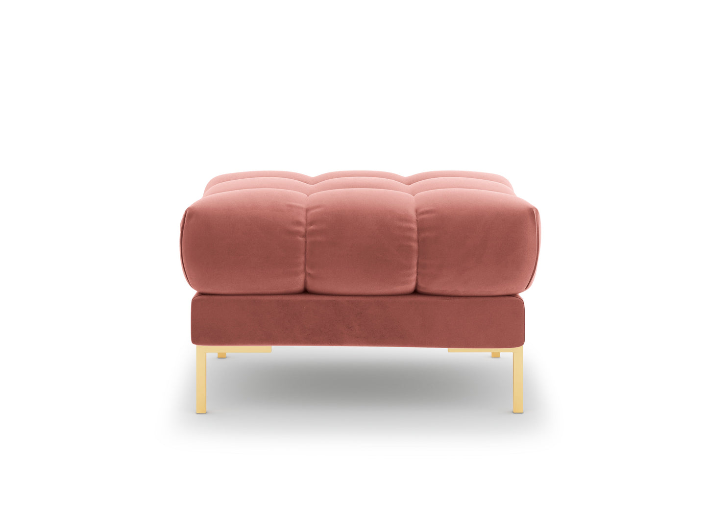 Pufs Cosmopolitan Design Bali 60x60x41 cm zelts/rozā - N1 Home