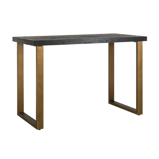 Bāra galds Blackbone  Richmond Interiors 106/160/80 cm melns rustikāls