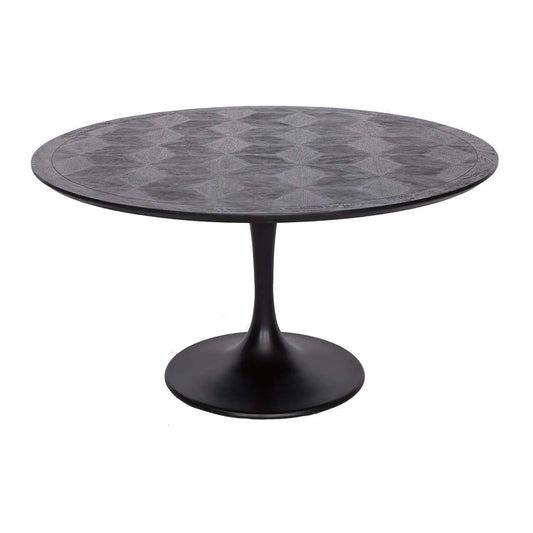 Pusdienu galds Blax Richmond Interiors 76/140/140 cm melns - N1 Home