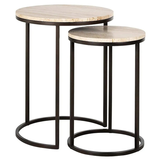 Galdiņi Avalon, 2 gab. komplekts Richmond Interiors 57/45/45 cm bronza