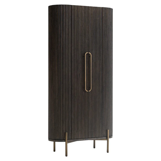 Skapis Luxor ar 1 durvīm Richmond Interiors 190/90/42 cm brūns - N1 Home
