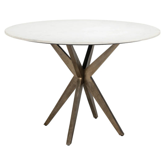Pusdienu galds Maisy Richmond Interiors 77/114/114 cm balts - N1 Home