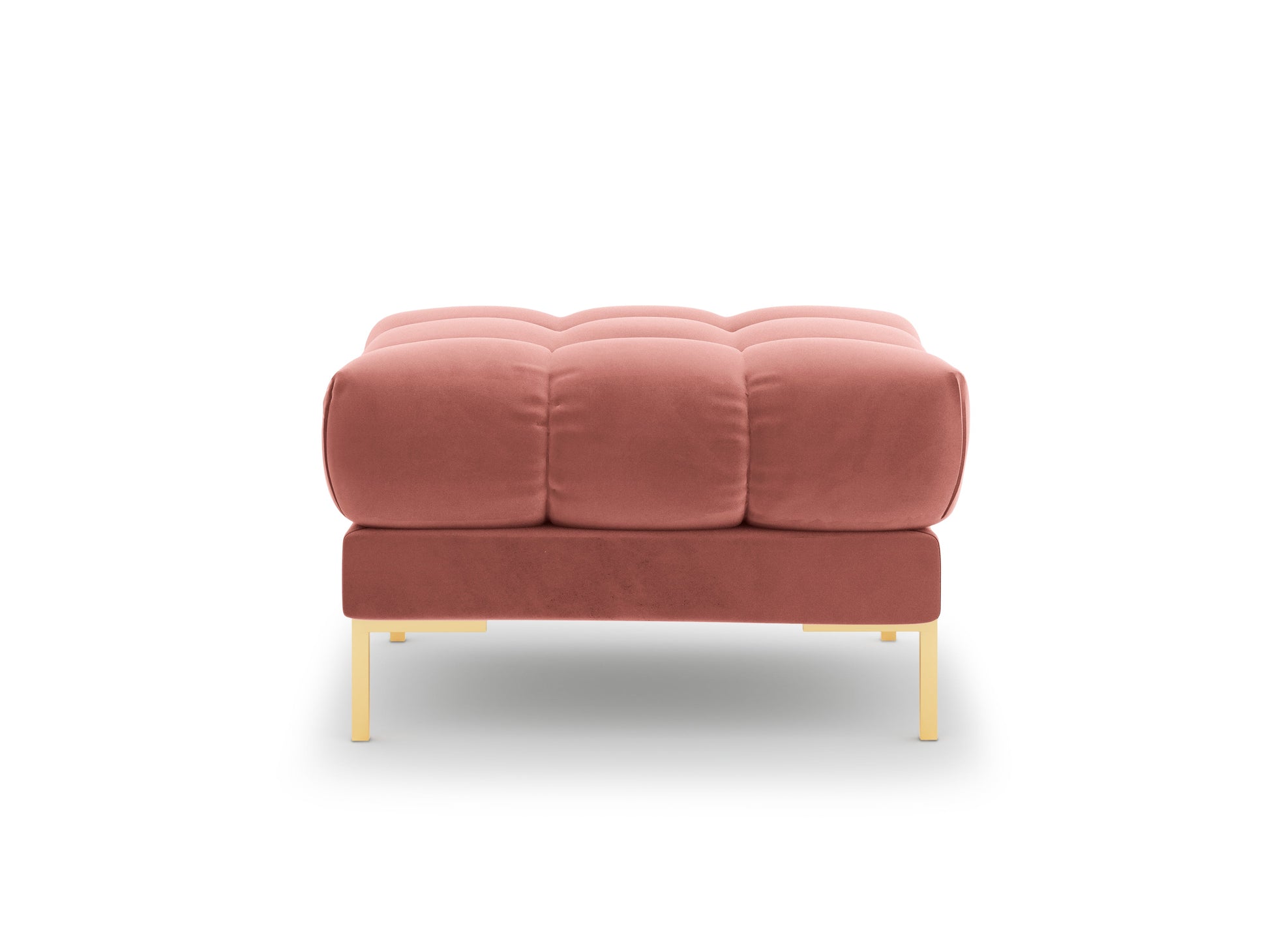Pufs Cosmopolitan Design Bali 60x60x41 cm zelts/rozā - N1 Home