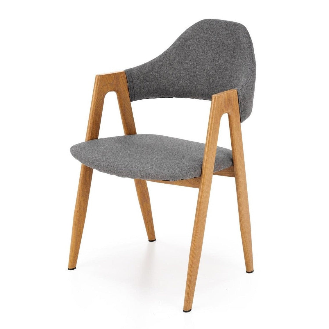 KJ pelēks krēsls 53/51/80/45 cm