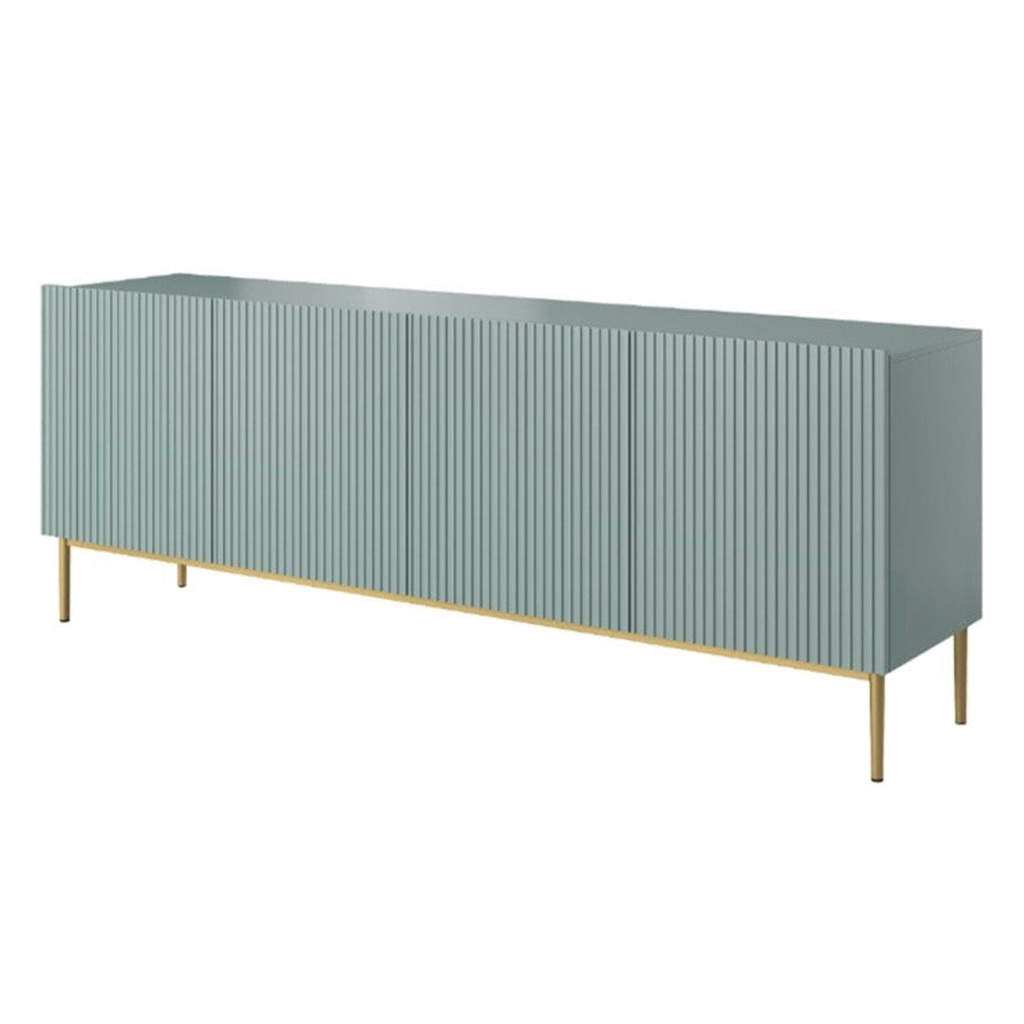 Kumode AUSTIN zelta kājas 200/85/45 debesjums zils