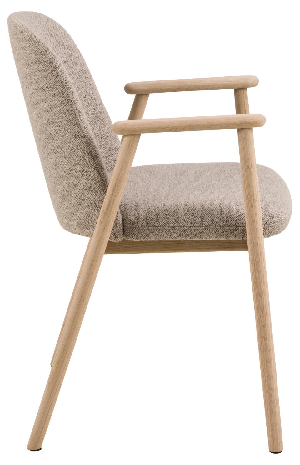 Krēsls Leor 55/57/80 cm bešs - N1 Home