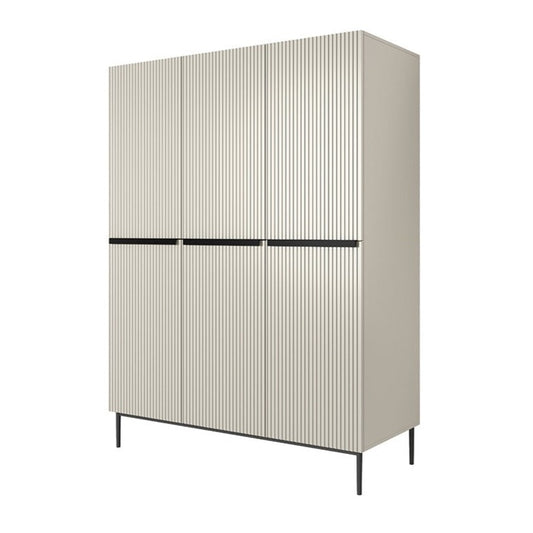 Skapis AUSTIN melns 150/220/62 kašmirs - N1 Home