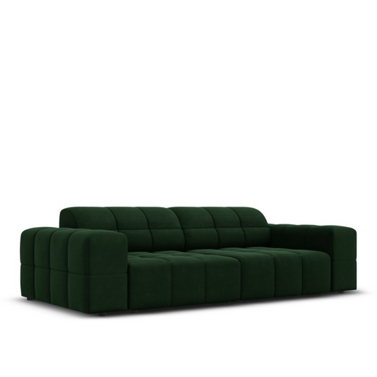 Dīvāns "Chicago" Cosmopolitan Design 204/102/70 cm tumši zaļš Blu 78 - N1 Home