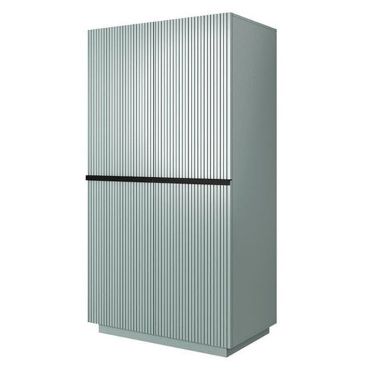 Skapis AUSTIN melns 100/207/62 debesjums zils - N1 Home