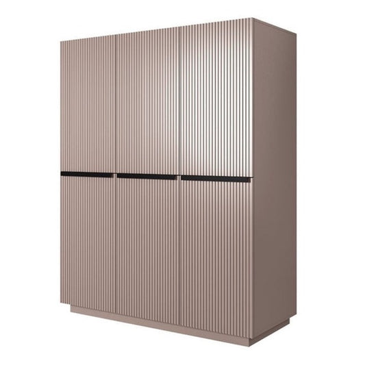 Skapis AUSTIN melns 150/207/62 antik rozā - N1 Home